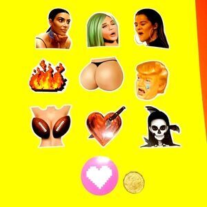 3/$20 10x brand new waterproof stickers